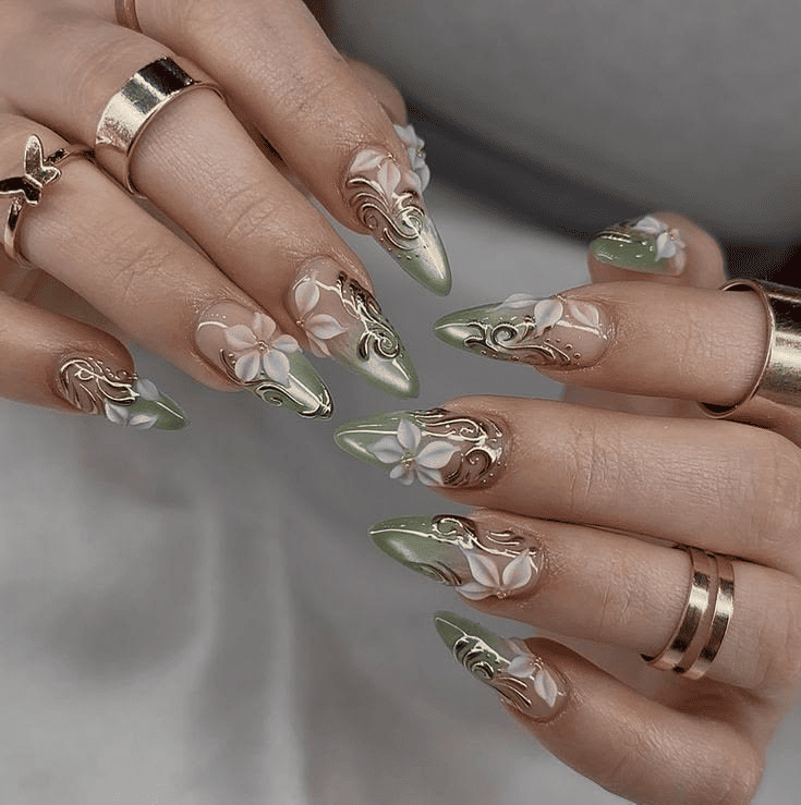 Beautiful nail art at Vivid Nails Halifax